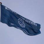 Klosterspejdernes flag vejrer for vinden