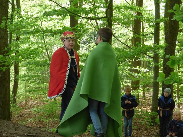 Kongen og dragen forhandler